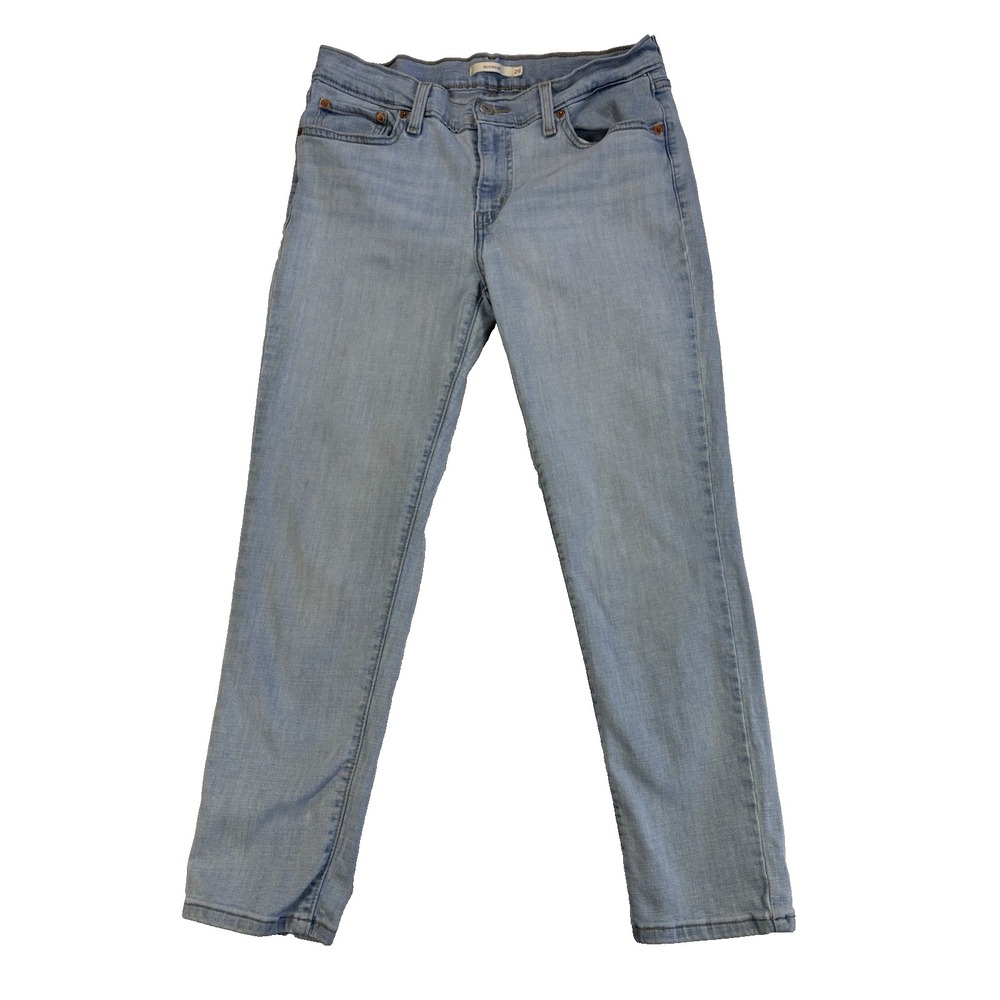 Levi's Women's 29 Boyfriend Jeans Light‎ Wash Sexy Slimming Everyday Streetwear